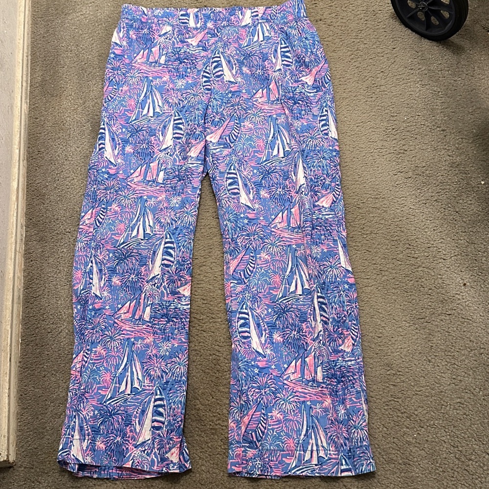 Lilly Pulitzer sailabration linen Pant